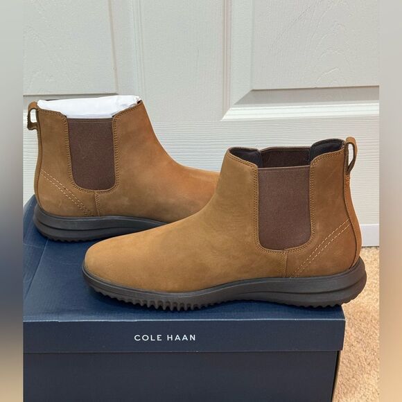 NWB Cole Haan Grand Plus Men's Chelsea Boot Lumber/Java Color Sz 11M - Picture 5 of 12